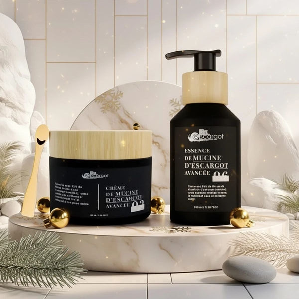 DUO Crème anti-âge et anti cernes à la mucine d'escargot