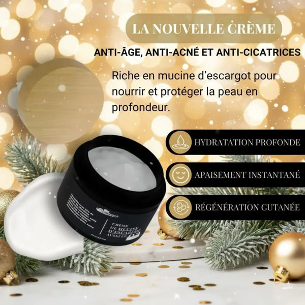 Crème visage à la bave d'escargot 92 %